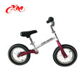 Alta calidad sin pedal verde bebé bicicleta de equilibrio / Exerciase caminar niños empujar bicicleta / venta caliente equilibrio bicicleta 12 pulgadas
